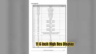 11 Mô-đun hiển thị IPS TFT 6 inch Giao diện MIPI 140x1920