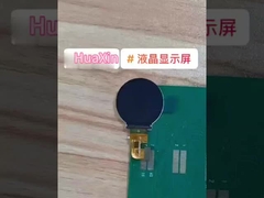 0.95 inch vòng Tft màn hình LCD 128 * 128 độ phân giải,1000c / d ánh sáng mặt trời đọc được giao diện 4SPI