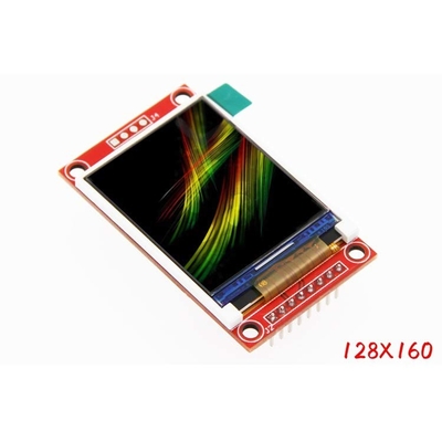 1.77 Inch Tft  color display ,  128x160 Resolution , 8 Pins 4 Line SPI Interface