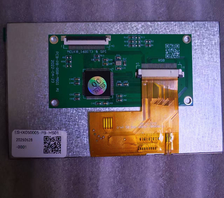 5 Inch TFT Lcd Display 800X480 Resolution SPI Interface 400cd/m2 Driver IC ST7262