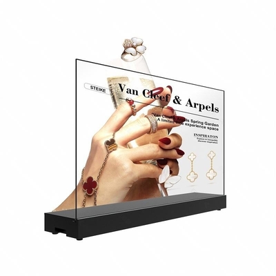 77 Inch OLED Desktop Embedded Transparent Screen 3840*2160 Resolution 600 Nits   Oled Transparent Oled Panel