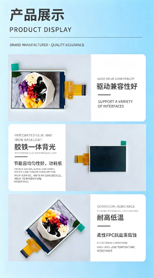 2.4" TFT LCD Module,240(RGB)X320 Resolution, MCU Interface, Driving IC ILI9340X,ALL o'clock ,4LEDS