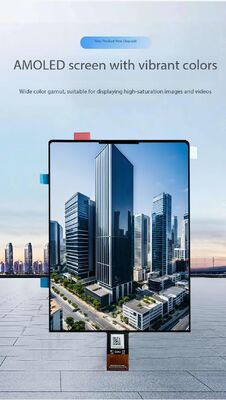 3.92Inch AMOLED Display Module with 500nit Brightness ,1080 x 1240  and MIPI Interface,Driving IC CH13726A,Display Colors 16.7M