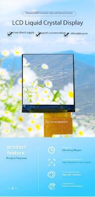 Màn hình LCD IPS TFT độ sáng cao 800nits 1.3 inch với độ phân giải 128(RGB)x128 và Giao diện MCU