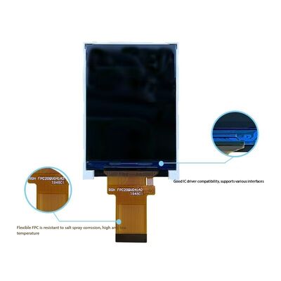 Màn hình màu IPS TFT 2.0 inch với Giao diện MCU 6bit, Góc nhìn rộng, Đèn nền 3 LED và độ phân giải 240x320 IC ST7789V