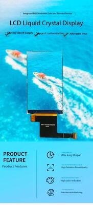 Màn hình màu TFT độ phân giải 3.1 inch 480(RGB)x800 Giao diện MIPI Màn hình LCD TFT màu IPS với ST7701S Góc nhìn toàn bộ 450nits